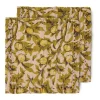 Serviette en coton Mediterranean 30x30 cm, lot de 2, Olive