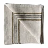 Serviette en lin Astrid 50x50 cm, Olive