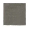 Serviette en lin Lineo 42 x 42 cm, Vert agave