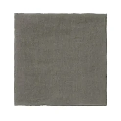 Serviette en lin Lineo 42 x 42 cm, Vert agave