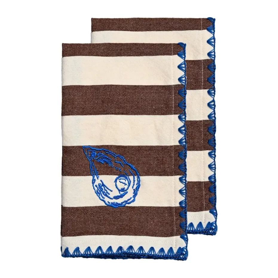 Serviette en tissu Bubba 45x45 cm lot de 2, Oyster