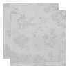Serviette en tissu Ostindia Svart 45x45 cm Lot de 2, Noir