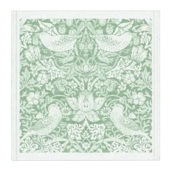 Serviette en tissu Strawberry Thief 35x35 cm, Vert