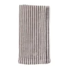 Serviette Ernst à rayures fines 40x40 cm, Marron-blanc
