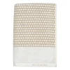 Serviette Grid 50x100 cm, Sable-blanc cassé