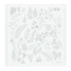Serviette Herbarium 35x35 cm, Gris