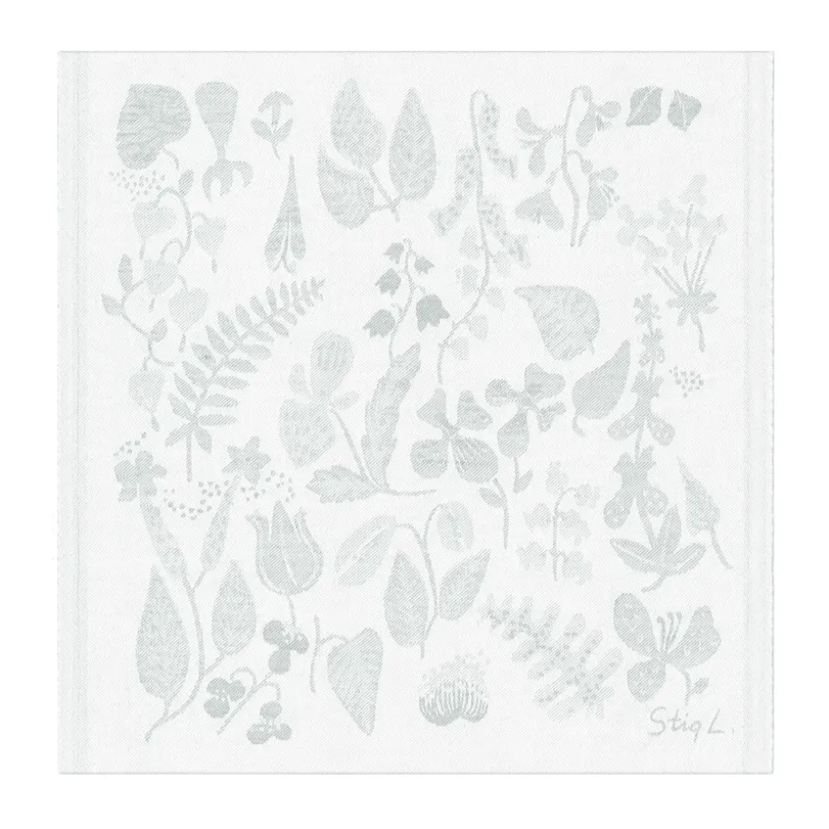Serviette Herbarium 35x35 cm, Gris