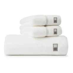 Serviette Lexington Hotel 100x150 cm, Blanc-beige