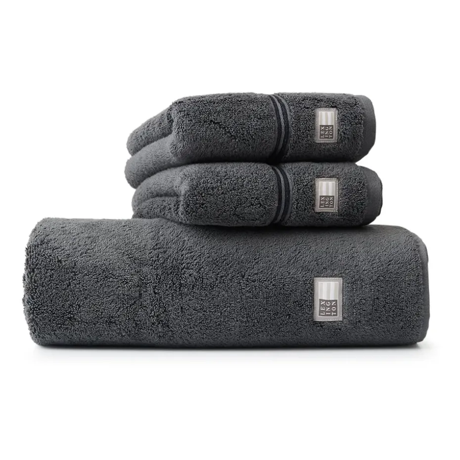 Serviette Lexington Hotel 100x150 cm, Gris-gris foncé