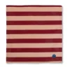 Serviette Leya Stripe 45x45 cm, lot de 2, Rouge-rose