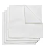 Serviette Metric 47x47 cm Lot de 4, Blanc