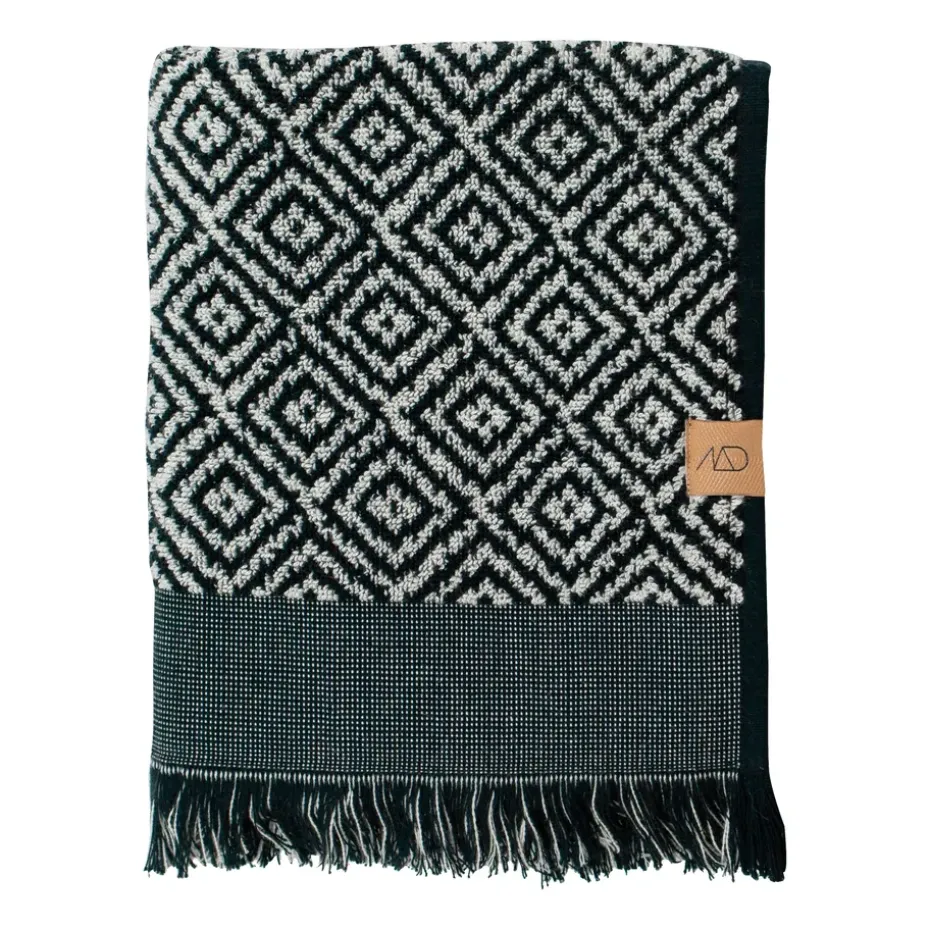 Serviette Morocco 70x135 cm, Black-white