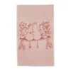 Serviette Mumin 30x50 cm, Amour rose