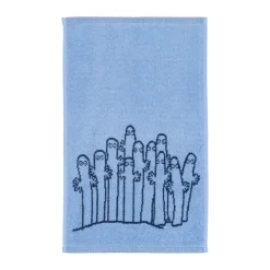 Serviette Mumin 30x50 cm, Hattifnattarna bleu