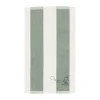Serviette Mumin 30x50 cm, Lilla My vert-blanc