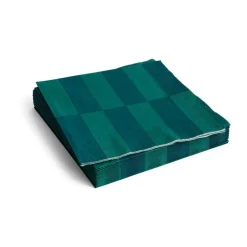 Serviette Pattern Dinner 40x40 cm, Lot de 20, Dinner green-dark green