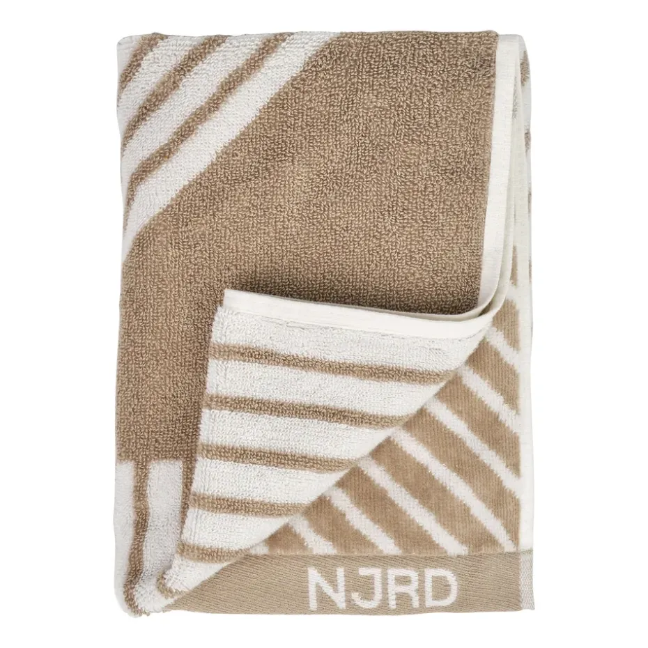 Serviette Stripes 50x70 cm , Beige