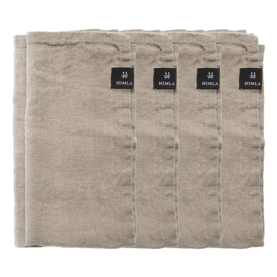 Serviette Sunshine lot de 4, neutre (beige)