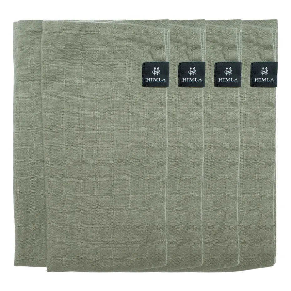 Serviette Sunshine lot de 4, Sage