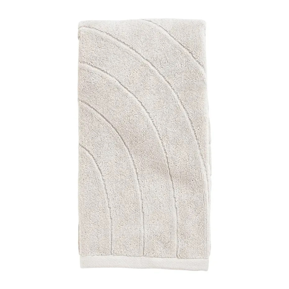 Serviette Time 50x100 cm, Gris clair