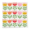 Serviette Tulip 33x33 cm lot de 20, Multi