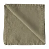 Serviette Washed linen, Olive
