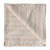 Serviette Washed linen, Rayure de noisette
