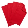 Serviettes de table Clean 45 x 45 cm lot de 4, Red