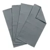 Serviettes de table Clean 45 x 45 cm lot de 4, bleu fumé