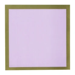 Serviettes Play 33x33 cm lot de 20, Lilas-olive