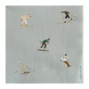 Serviettes Skiers lot de 25, Grey