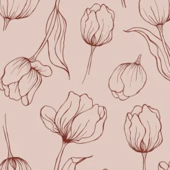 Serviettes Tulipa 33x33 cm Lot de 18, Blush