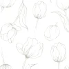 Serviettes Tulipa 33x33 cm Lot de 18, White