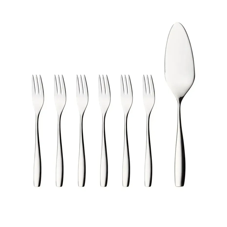 Set à gâteaux Julie 7 pièces, Acier inoxydable