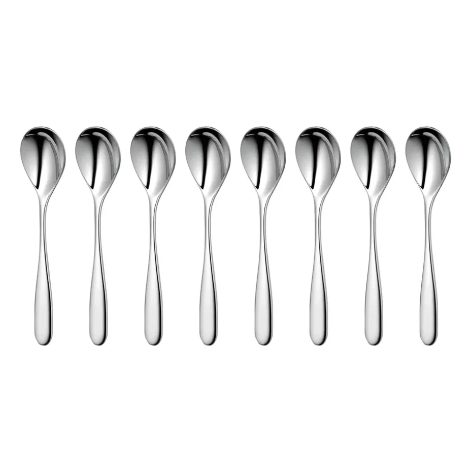 Set de 8 cuillères à café Stanton Bright, Acier inoxydable