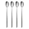 Set de 4 cuillères à latte Hidcote Bright, Acier inoxydable