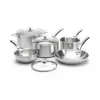 Set de casseroles Alchimy de Buyer avec couvercle en verre, 8 pièces
