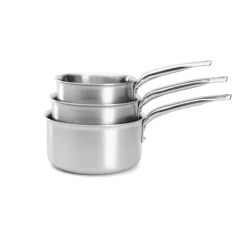 Set de casseroles Alchimy de Buyer 3 pièces, Acier inoxydable