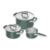Set de casseroles Zwilling Pure 5 pièces, Vert