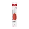 Set de couteaux d'office Victorinox Swiss Classic 3 pièces, Noir