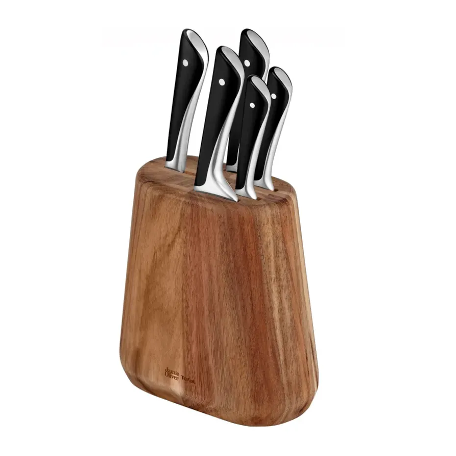 Set de couteaux Jamie Oliver avec bloc de couteaux, 6 parties