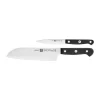 Set de couteaux Zwilling Gourmet 2 pièces, Noir-acier inoxydable