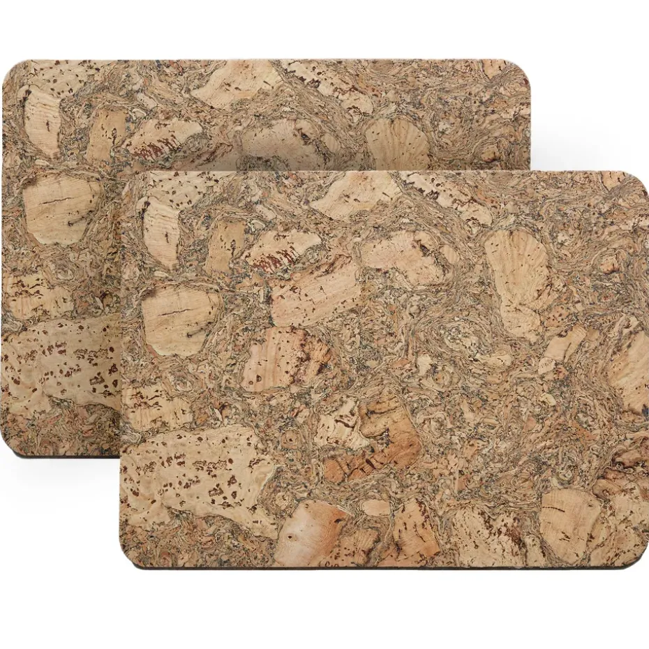 Set de table Cork 30x40 cm Lot de 2, Natural