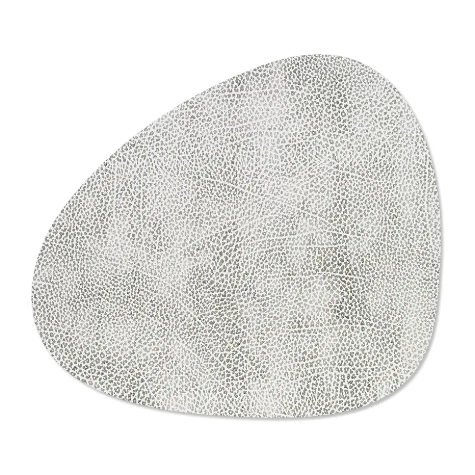Set de table Hippo curve M, Blanc-gris