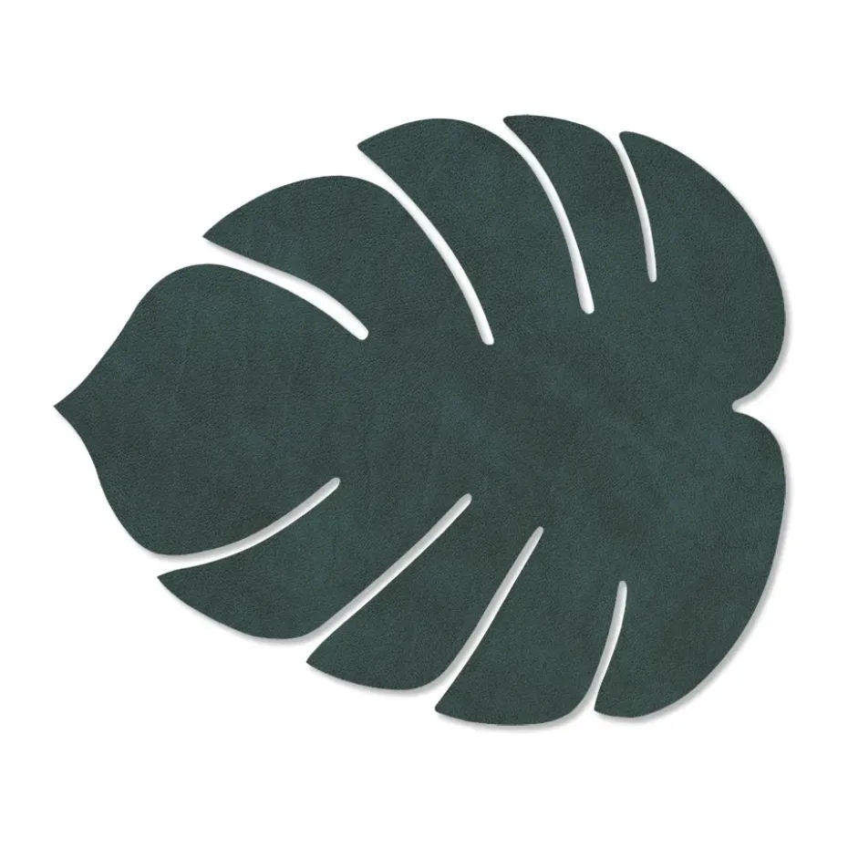 Set de table Monstera Leaf Nupo S, Vert foncé