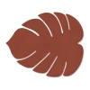 Set de table Monstera Leaf Nupo S, Sienna