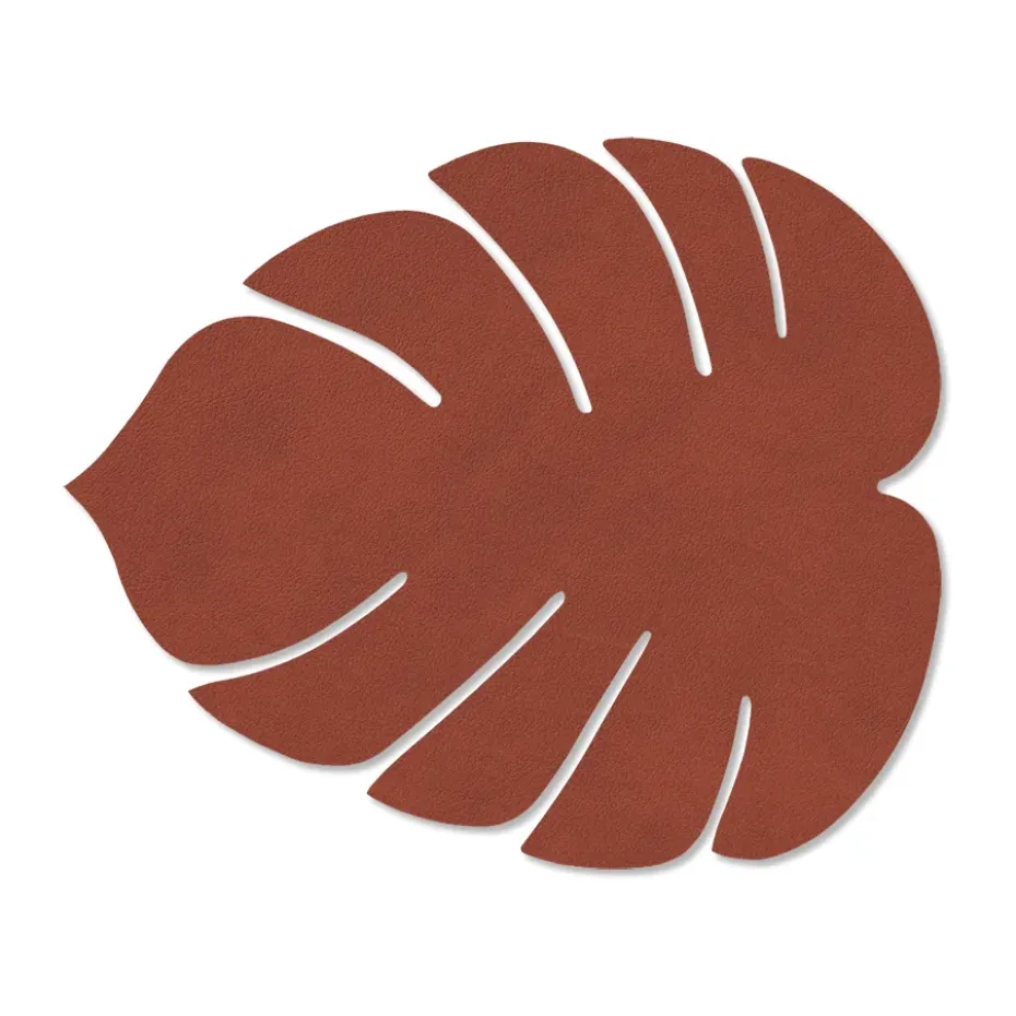 Set de table Monstera Leaf Nupo S, Sienna