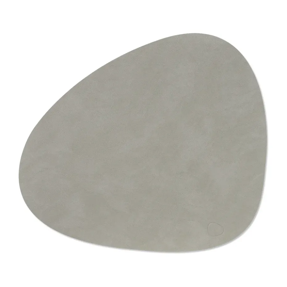 Set de table Nupo curve L, gris clair