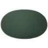 Set de table Ørskov cuir ovale, vert foncé