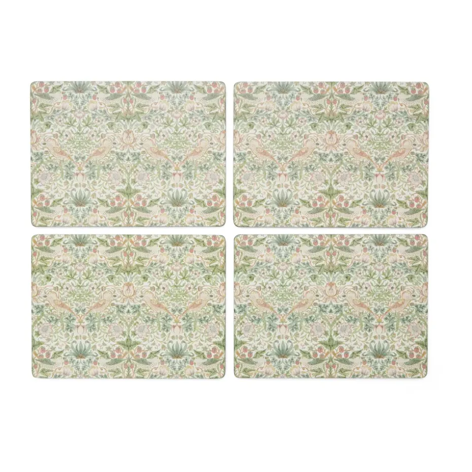Set de table Strawberry Thief 30x40 cm, lot de 4, Green